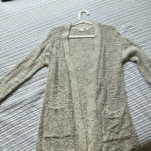 RD style open front long cardigan